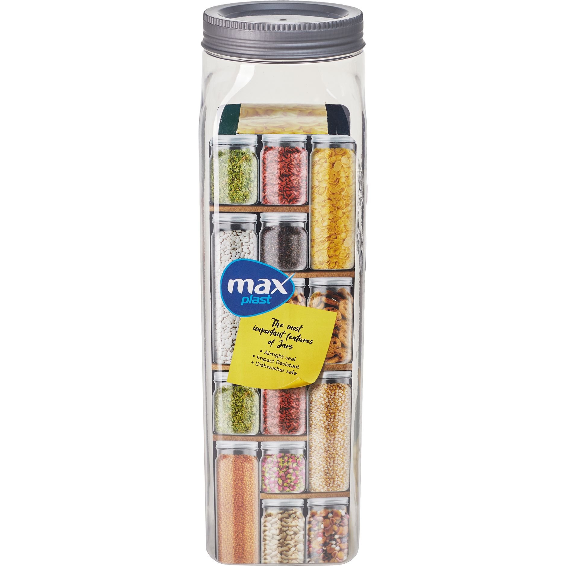 Ємність для зберігання сипучих продуктів Max Plast 1.3 л - фото 1