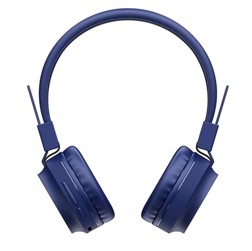 Наушники беспроводные HOCO W25 Bluetooth 5.0 Blue с микрофоном - фото 2