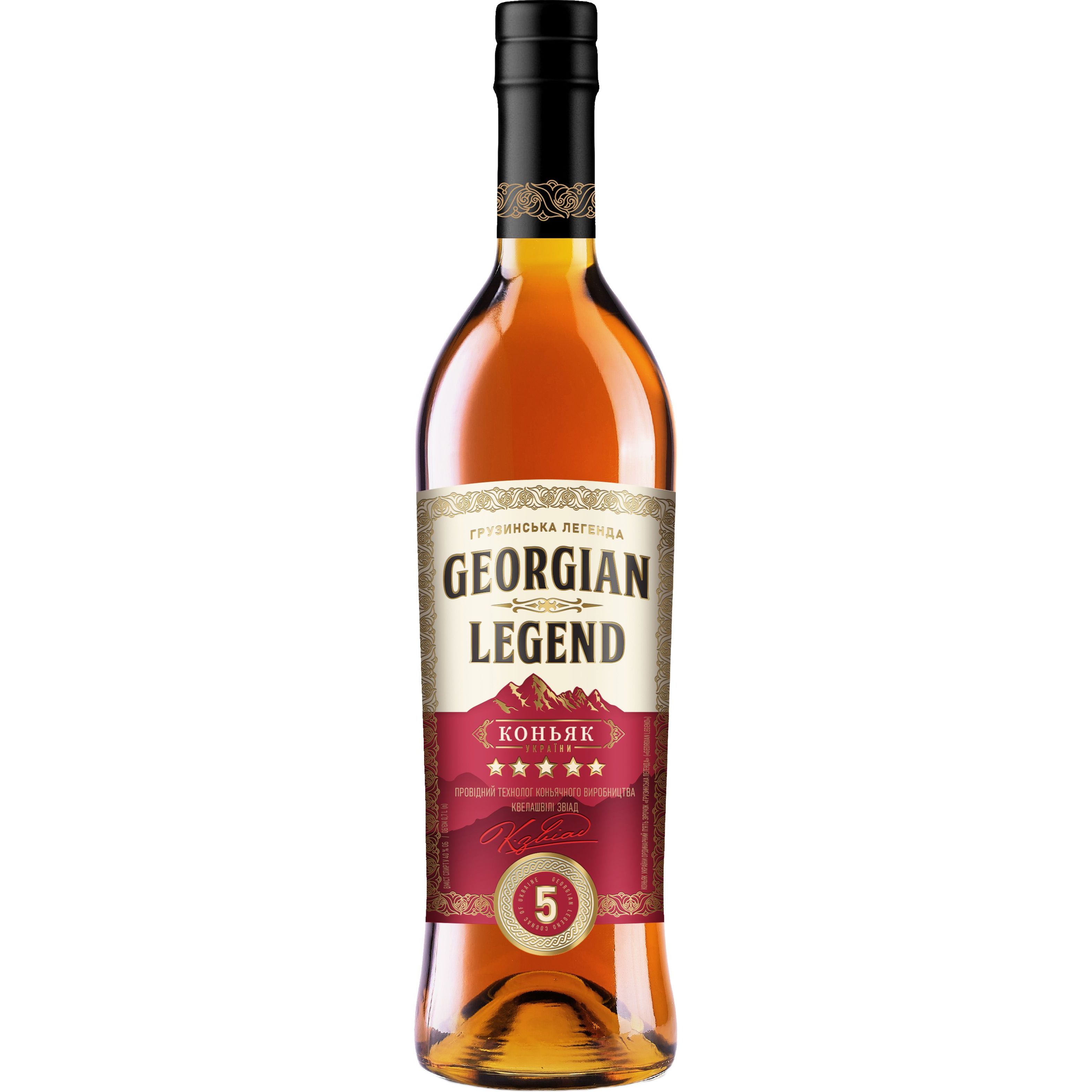 Коньяк Georgian Legend VSOP 5 звезд 40% 0.7 л - фото 1