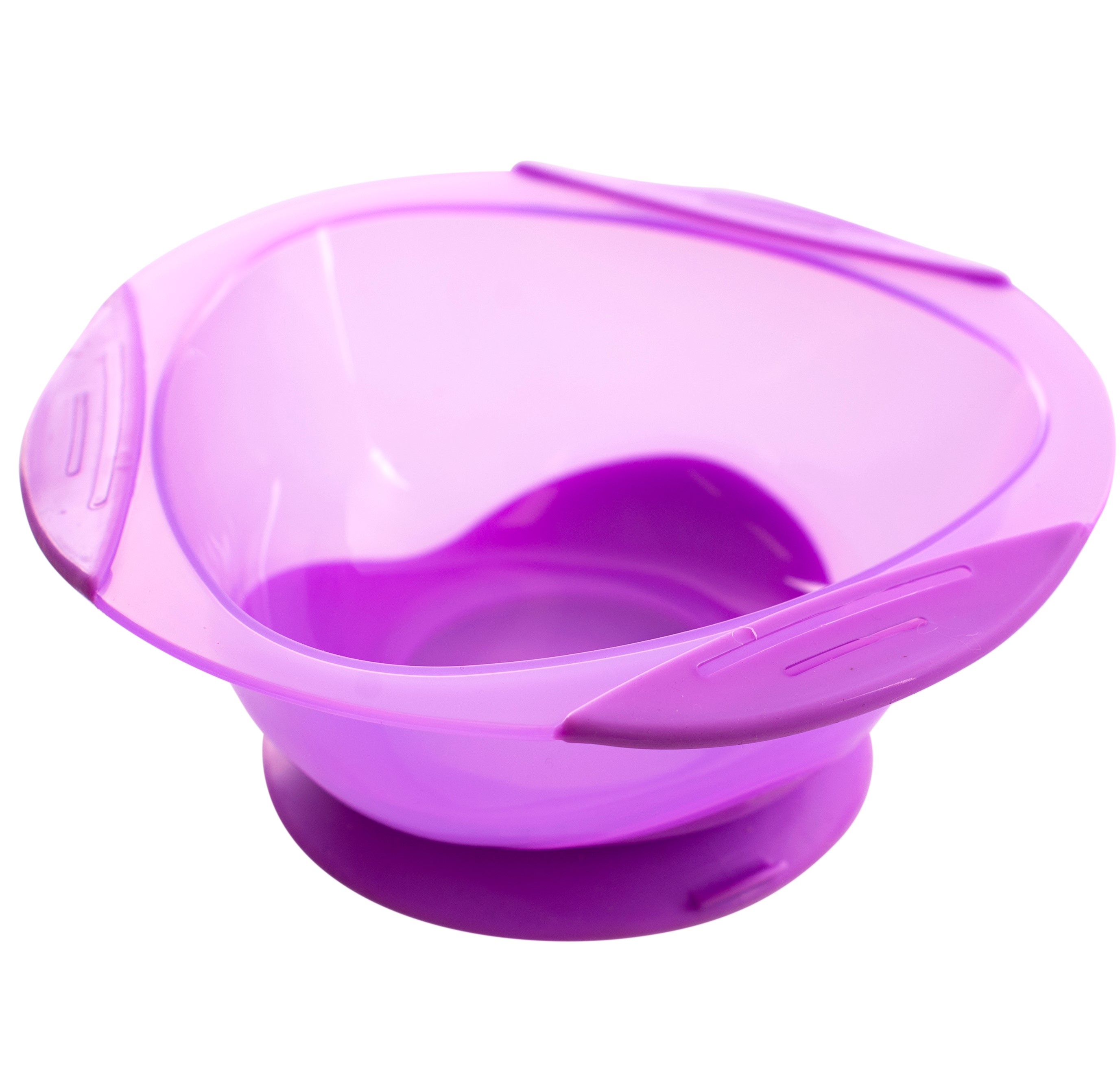 Тарелка на присоске Baby Team, 280 мл, фиолетовый (6004_фиолетовый) - фото 1