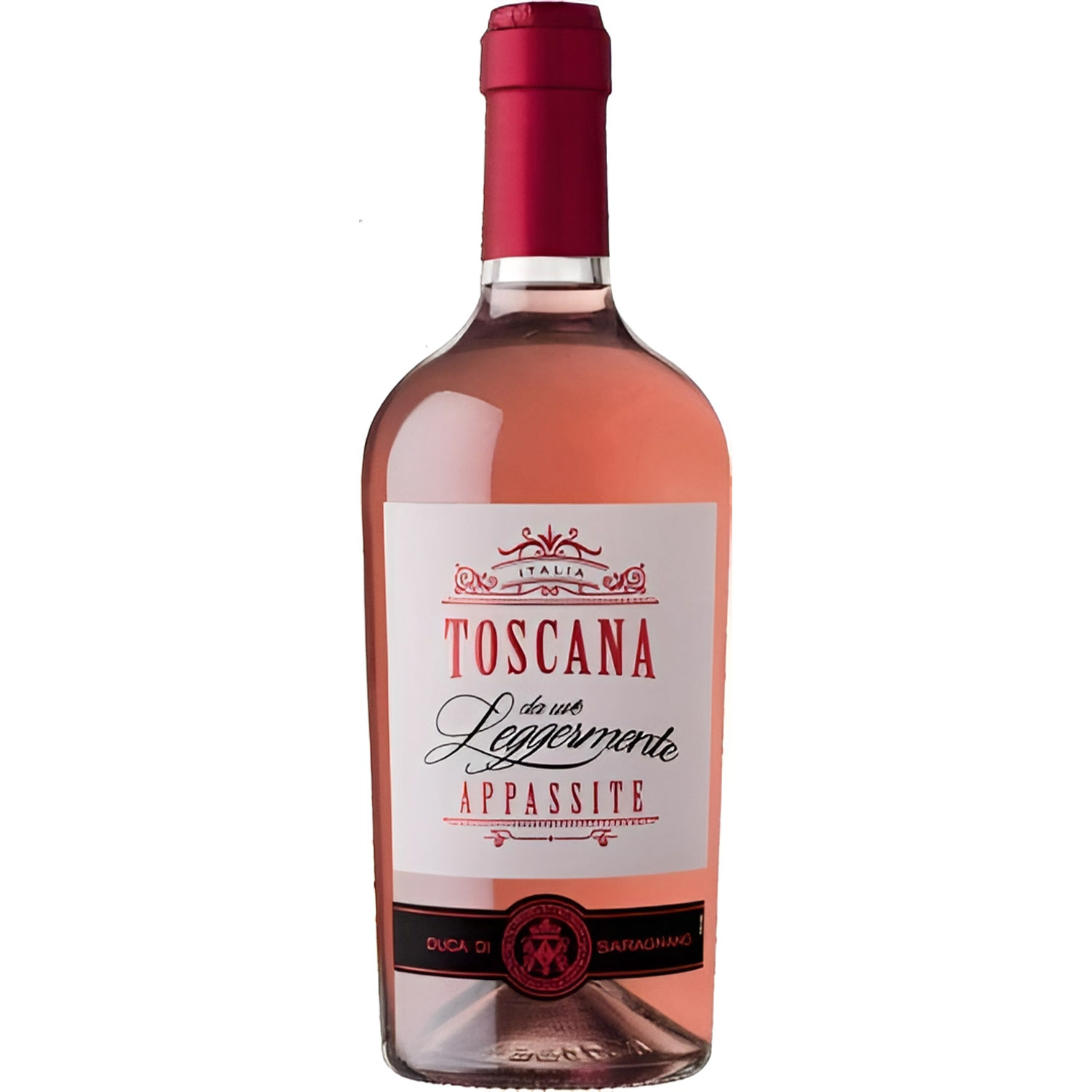 Вино Duca Di Saragnano Da Uve Leggermente Appassite Rosato Toscana IGT розовое полусухое 0.75 л - фото 1
