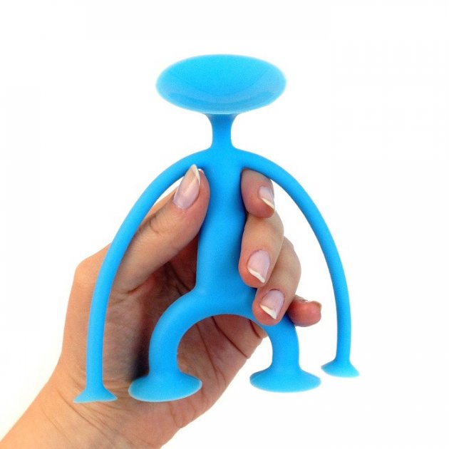 Іграшка-антистрес Moluk Угі дорослий, 13 см, блакитна (43102) - фото 2