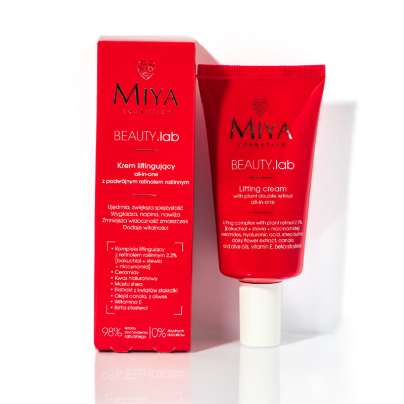 Крем-ліфтинг для обличчя з подвійним рослинним ретинолом Miya Cosmetics Beauty Lab 40 мл - фото 2