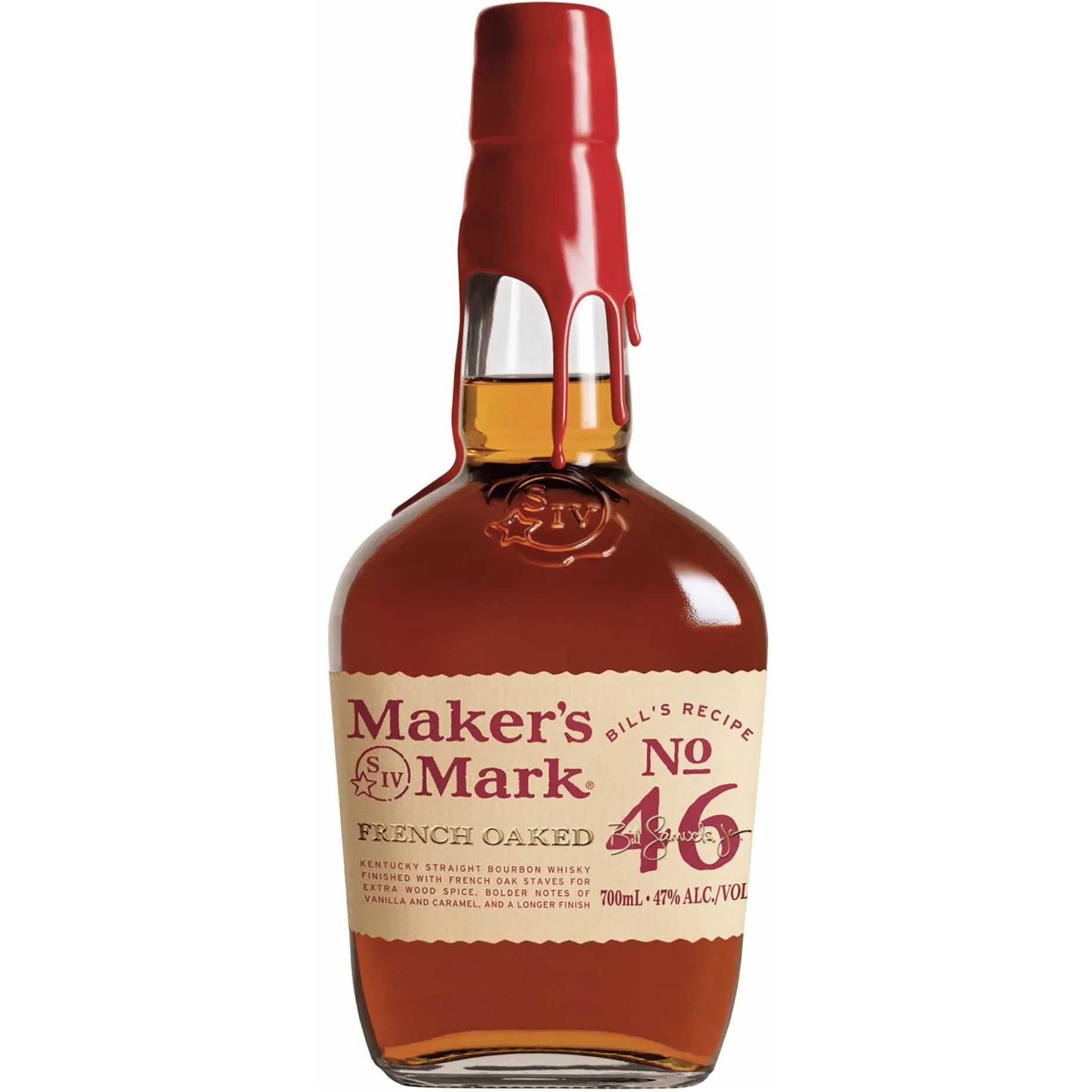 Виски Maker's Mark 46 Kentucky Straight Bourbon 47% 0.7 л - фото 1