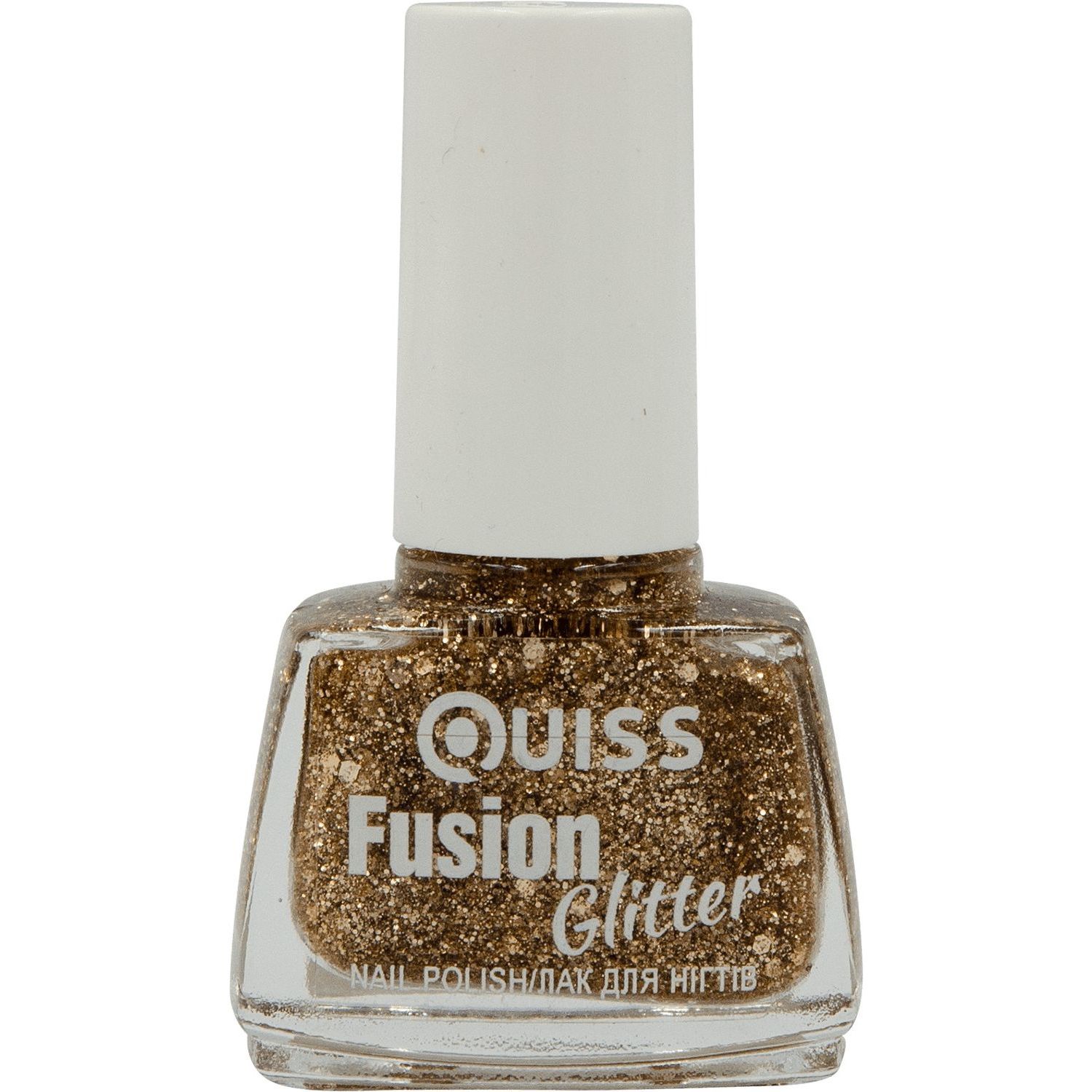 Лак для нігтів Quiss Fusion Glitter відтінок 10, 6 г - фото 1