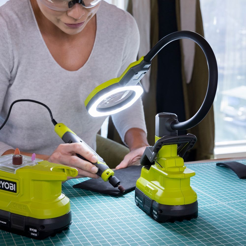 Ліхтар Ryobi One+ RML18-0, 18V, 500Lm, 2 режими, гнучка штанга, лінза 86 мм, без АКБ та ЗП (5133005669) - фото 13