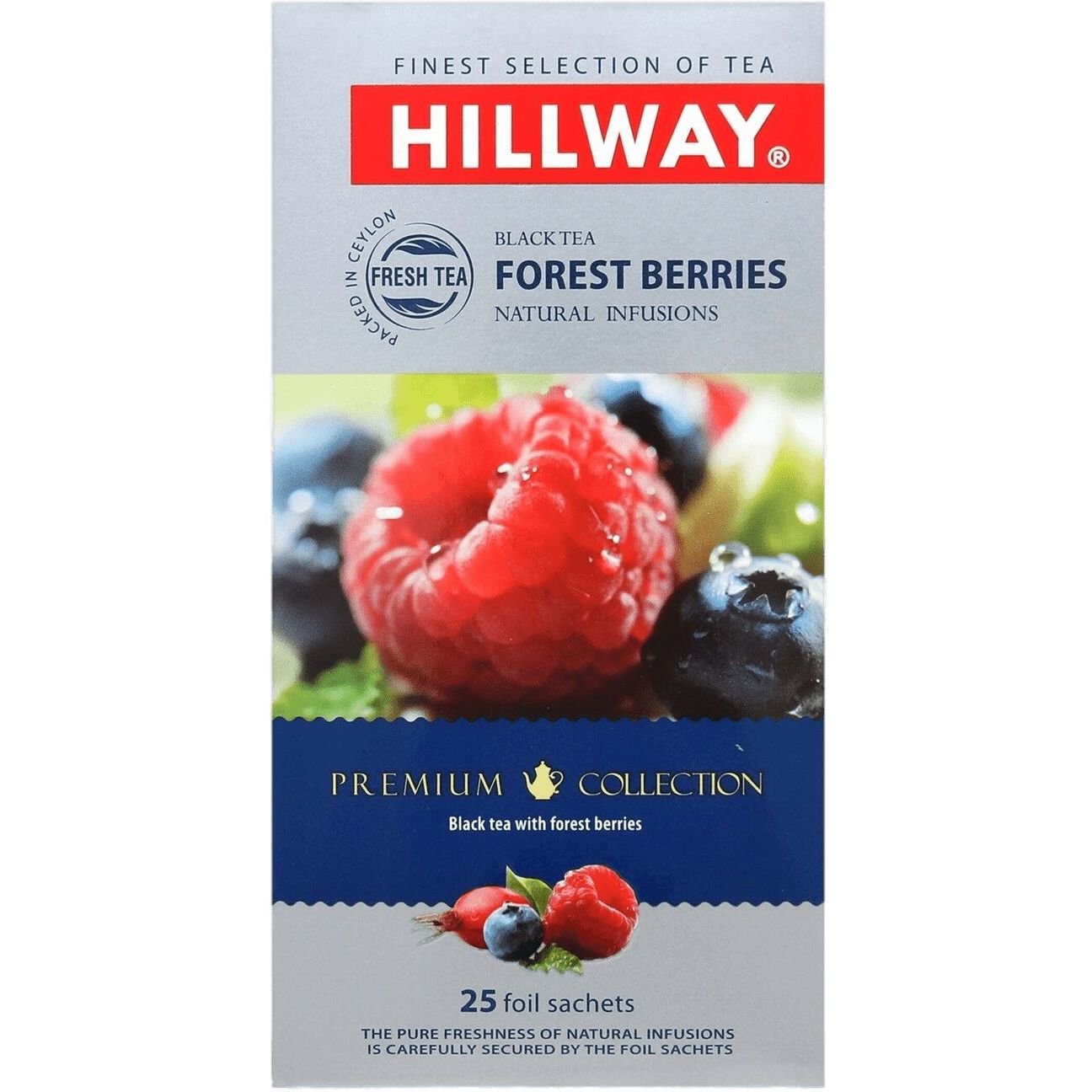 Чай чорний Hillway Forest Berries Лісові ягоди, 25 шт. (659389) - фото 1