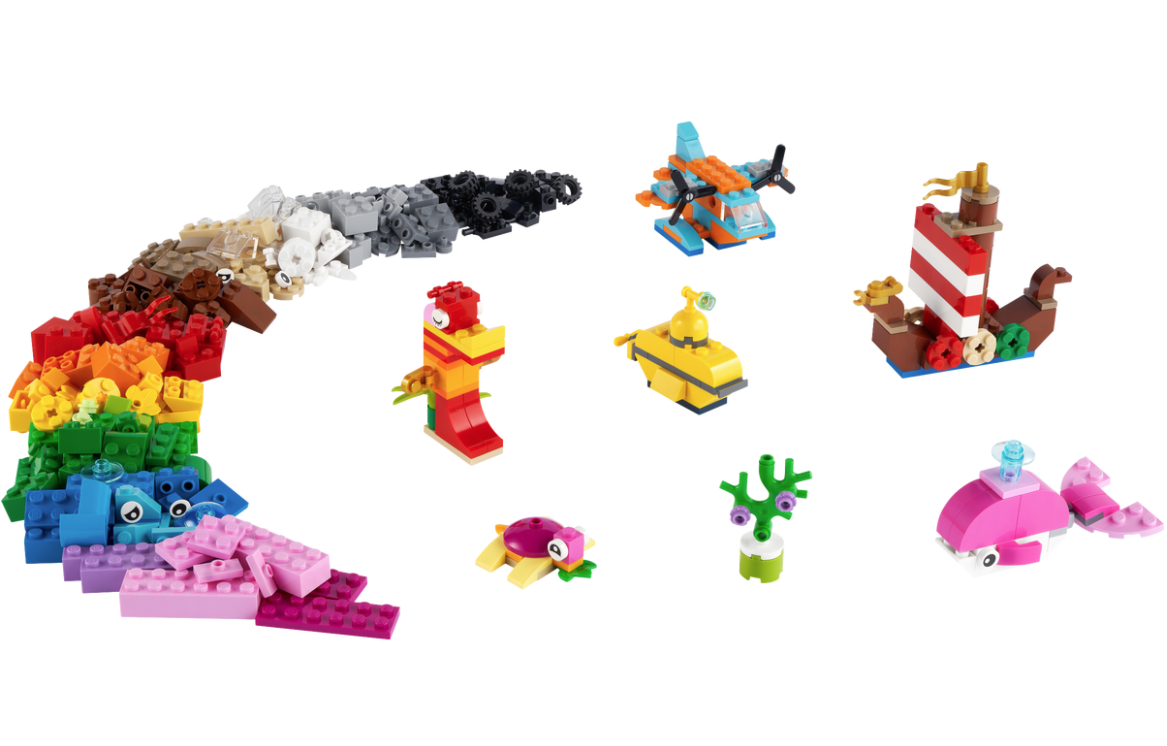 Конструктор LEGO Classic Творчі веселощі в океані, 333 деталі (11018) - фото 3