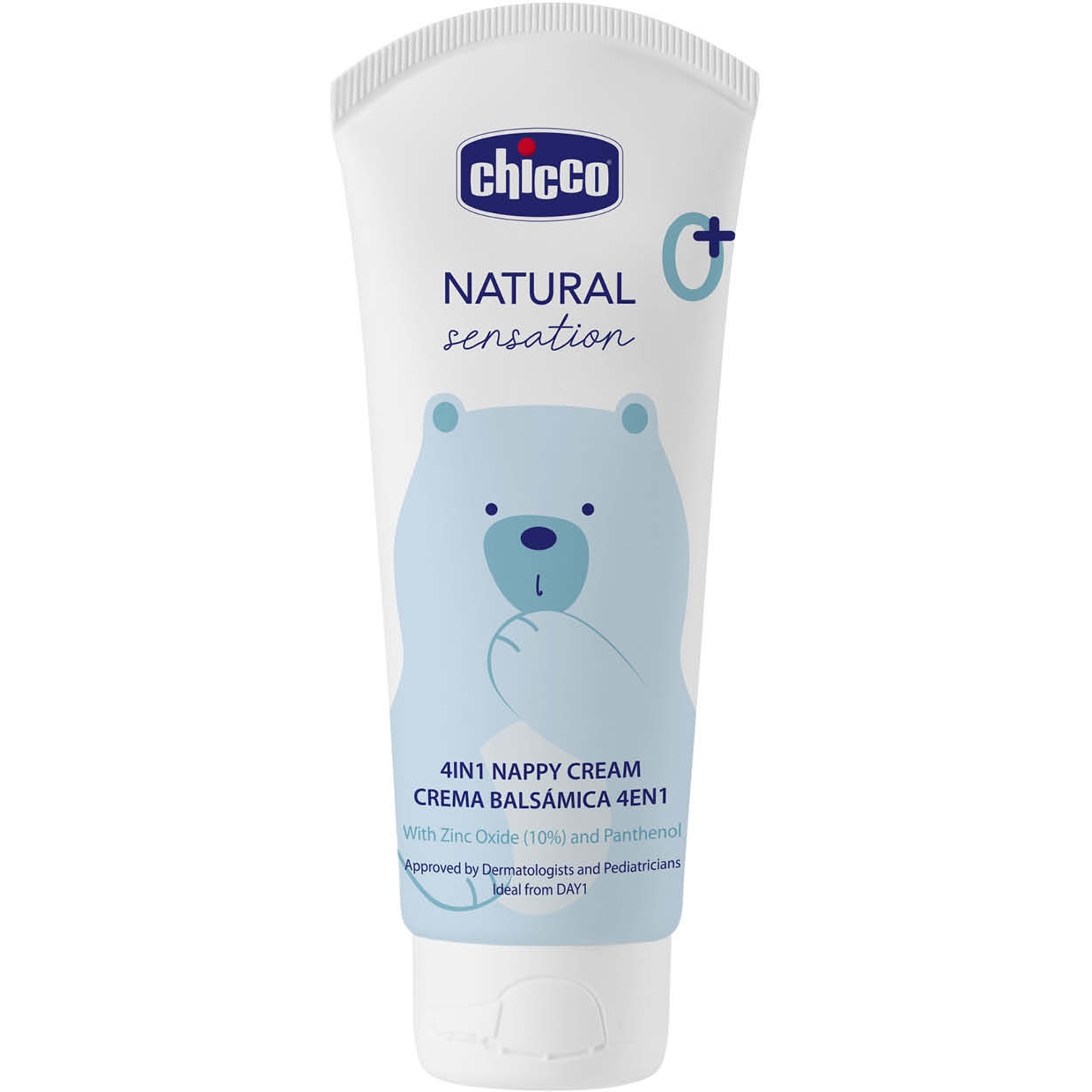 Фото - Прочие детские товары Chicco Захисний крем під підгузок 4 в 1  Natural Sensation Nappy Cream 100 