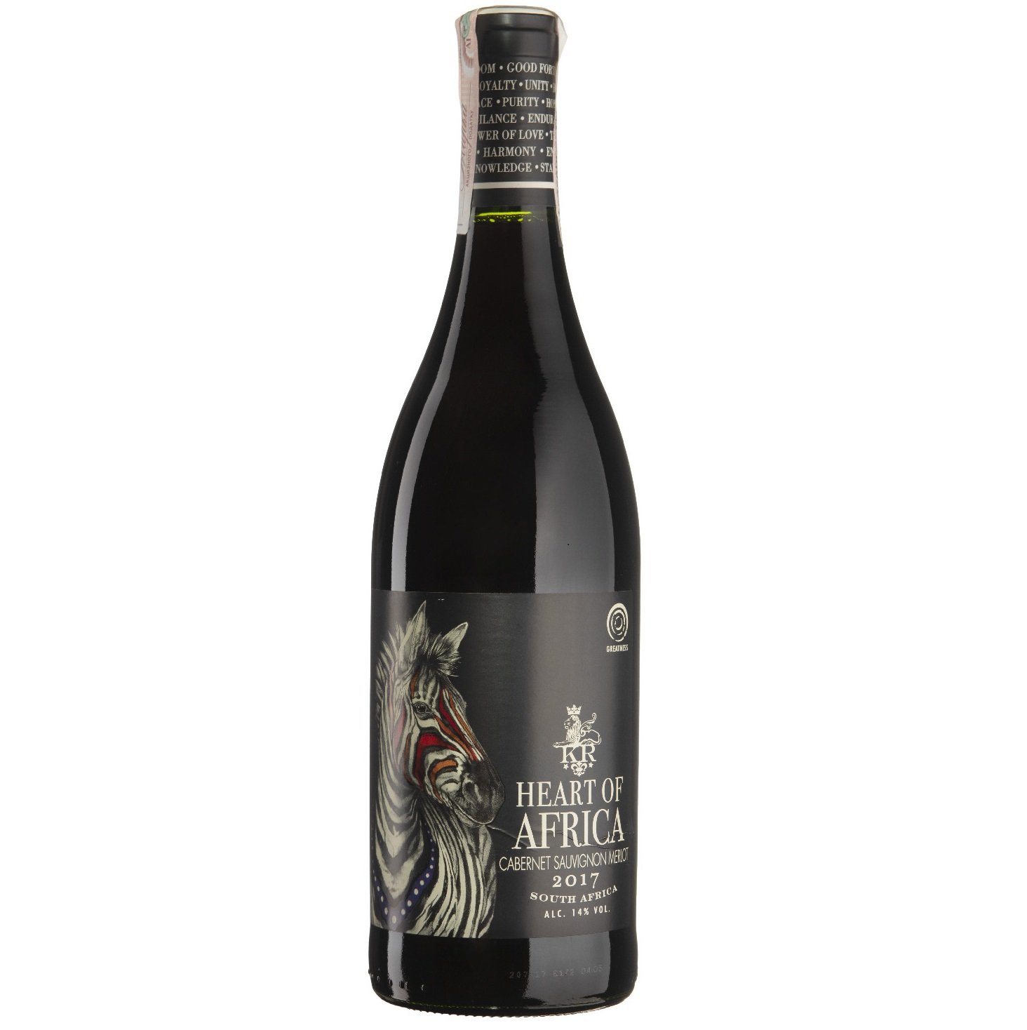 Вино Heart of Africa Cabernet Merlot, червоне, сухе, 14,5%, 0,75 л (29841) - фото 1