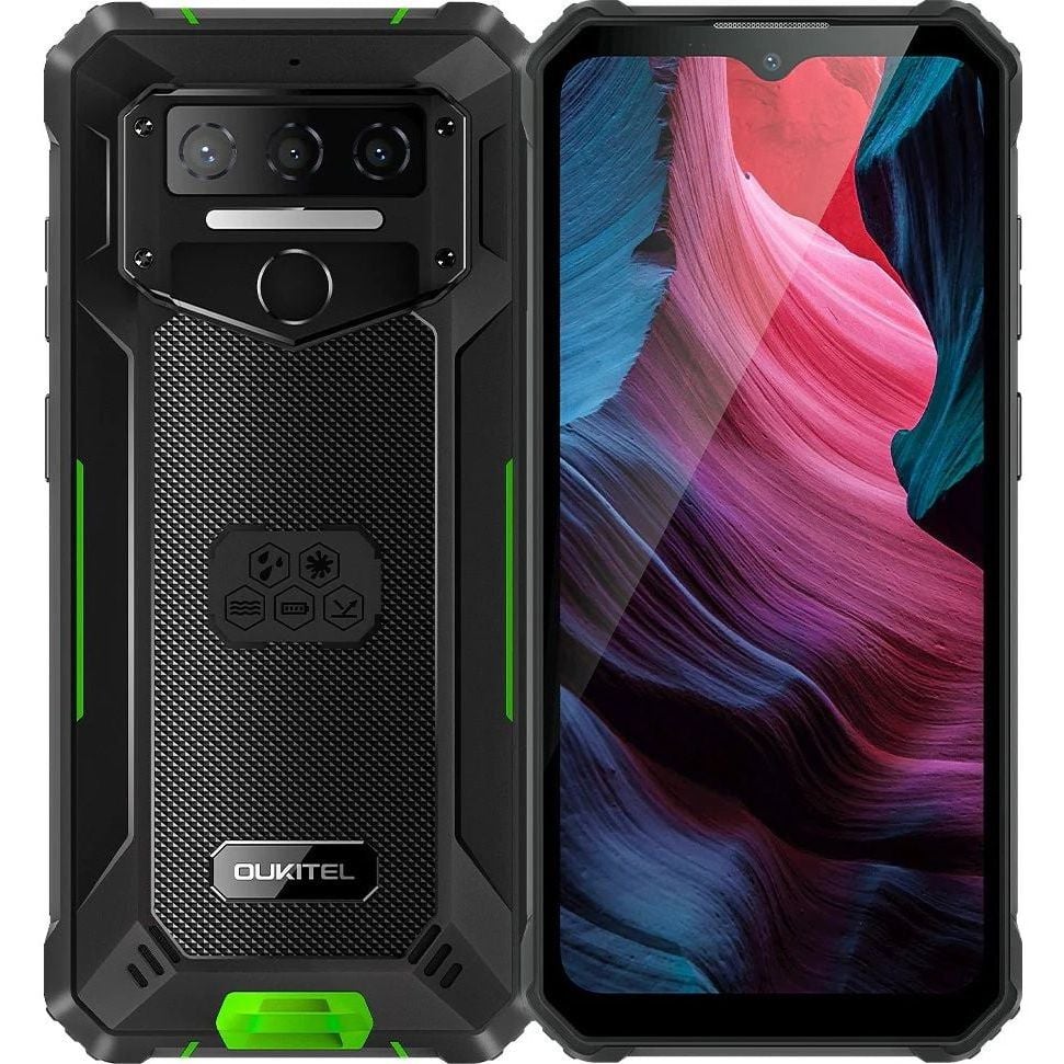 Смартфон Oukitel WP23 Pro 8/128 Gb Global NFC Green - фото 1