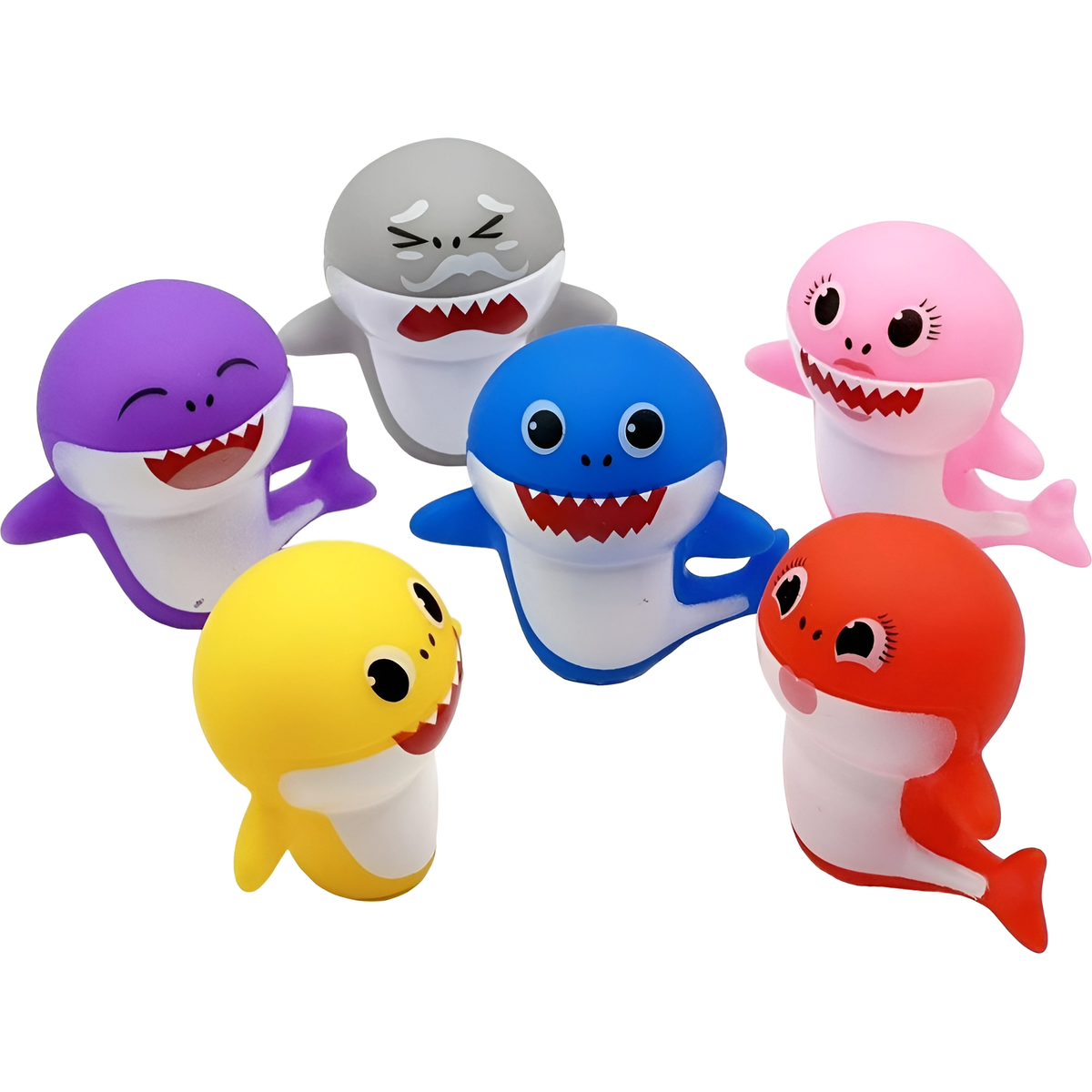 Набор игрушек для купания Bibi Toys Акула 7 шт. (760912BT) - фото 2