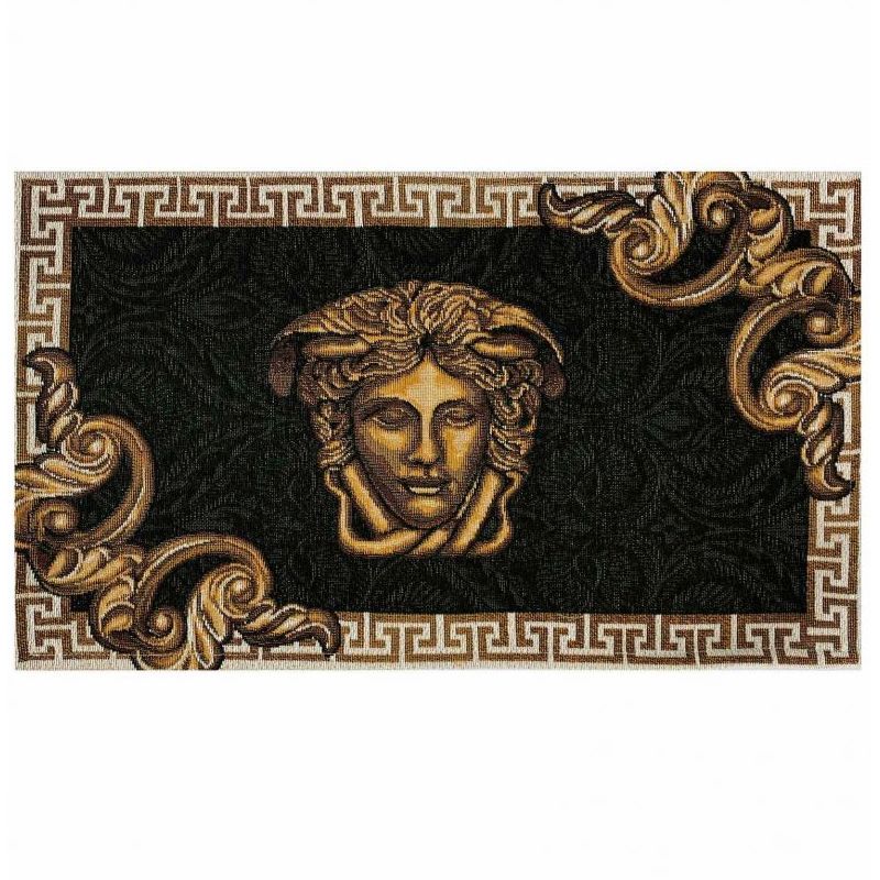 Серветка Прованс Arte di lusso, 50х30 см, чорний із золотим (25442) - фото 1