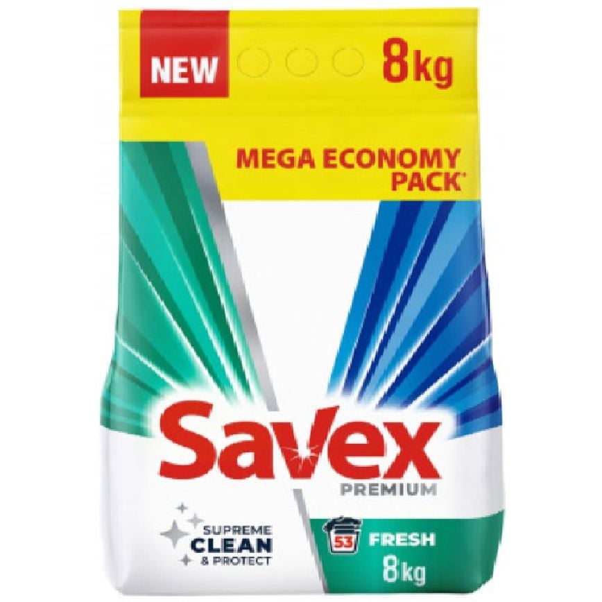 Фото - Стиральный порошок Пральний порошок Savex Premium Fresh 8 кг