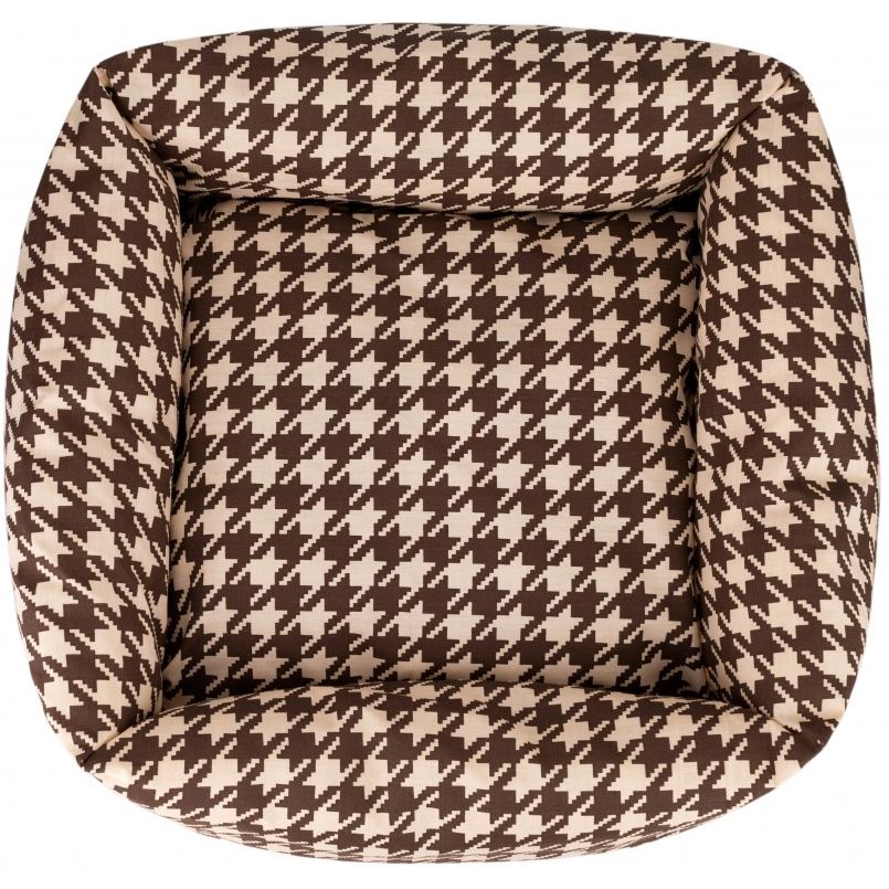 Лежак для животных BronzeDog Comfort квадратный S 40х40 см коричневый - фото 3