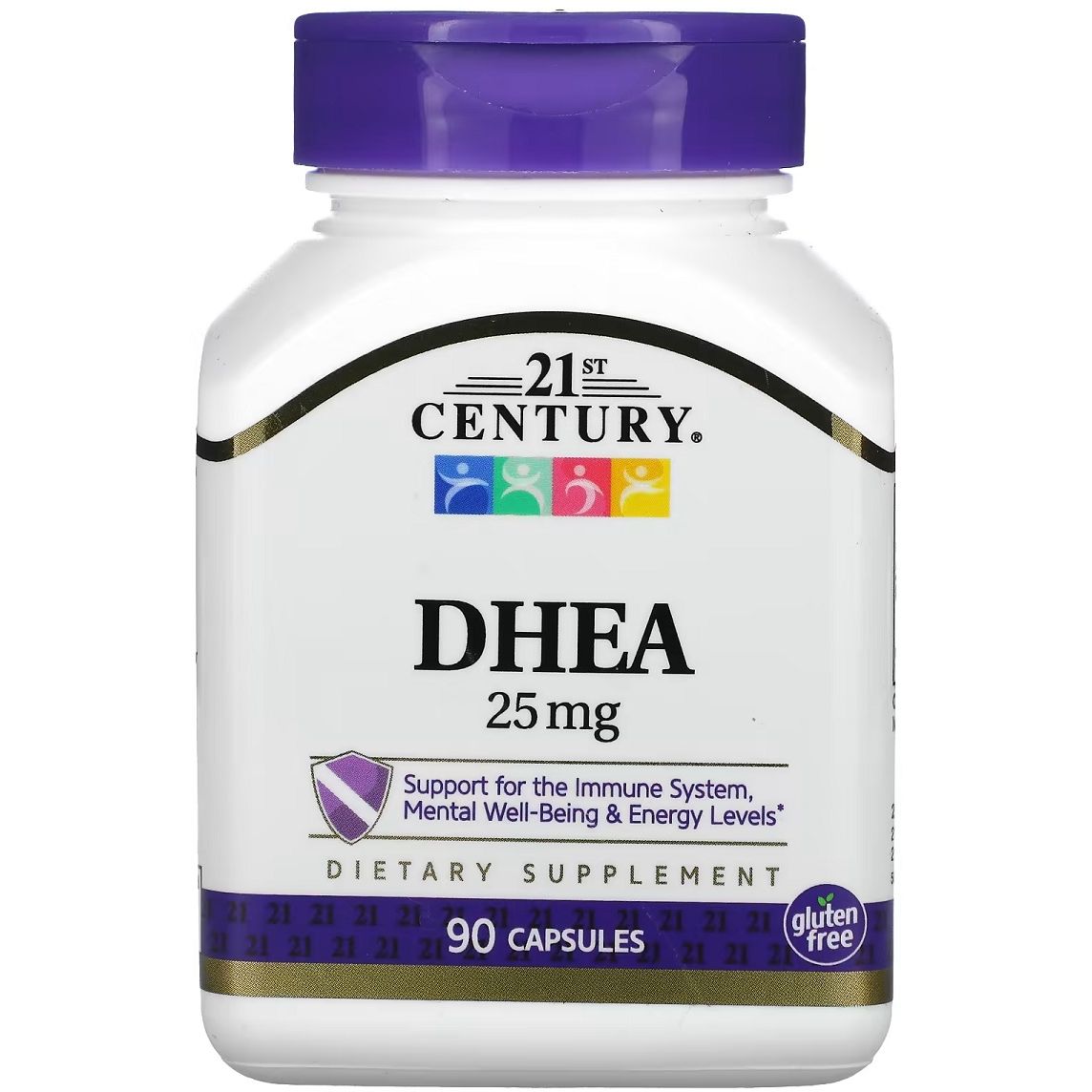 Дегідроепіандростерон 21st Century DHEA 25 мг 90 капсул - фото 1