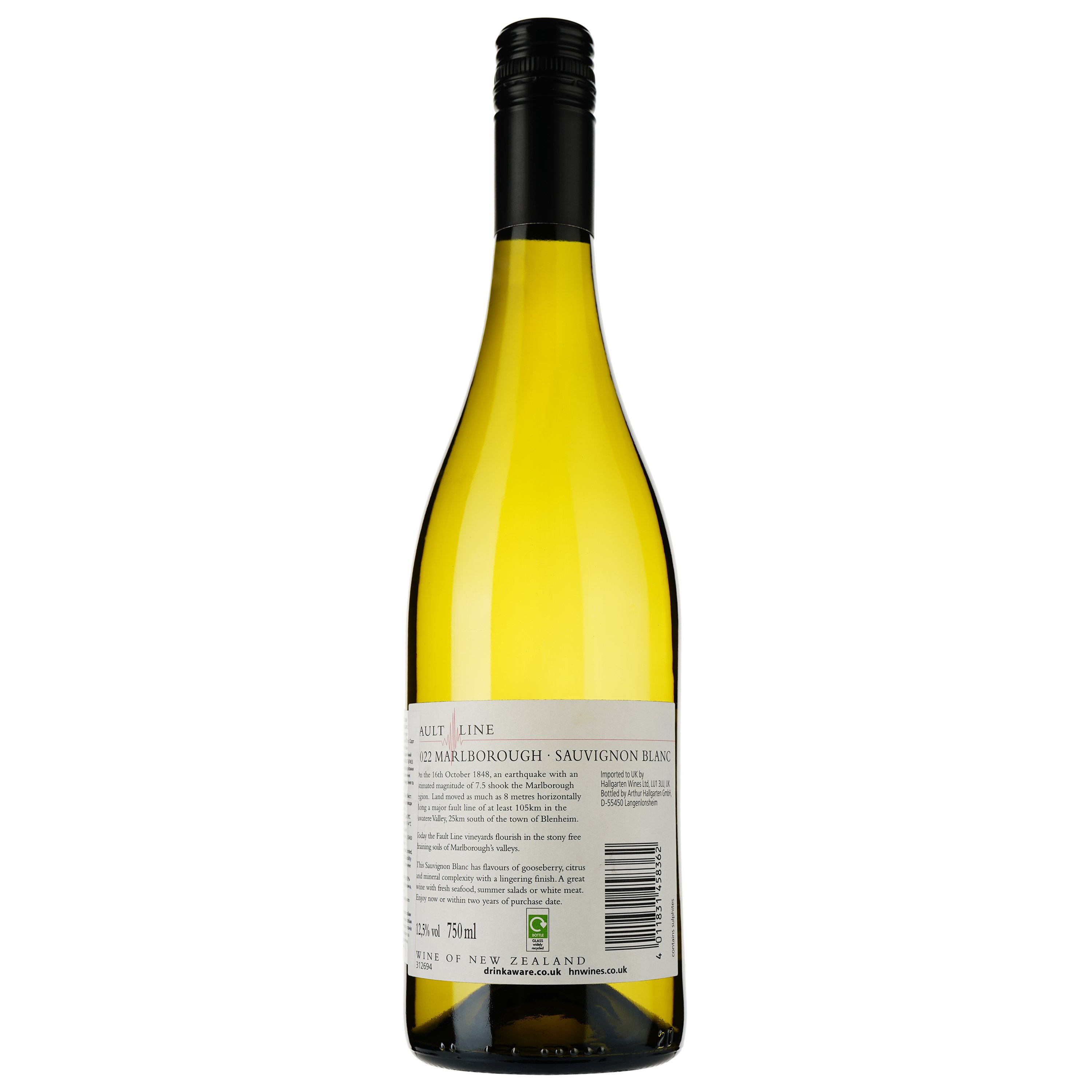Вино Faultline Sauvignon Blanc біле сухе 0.75 л - фото 2