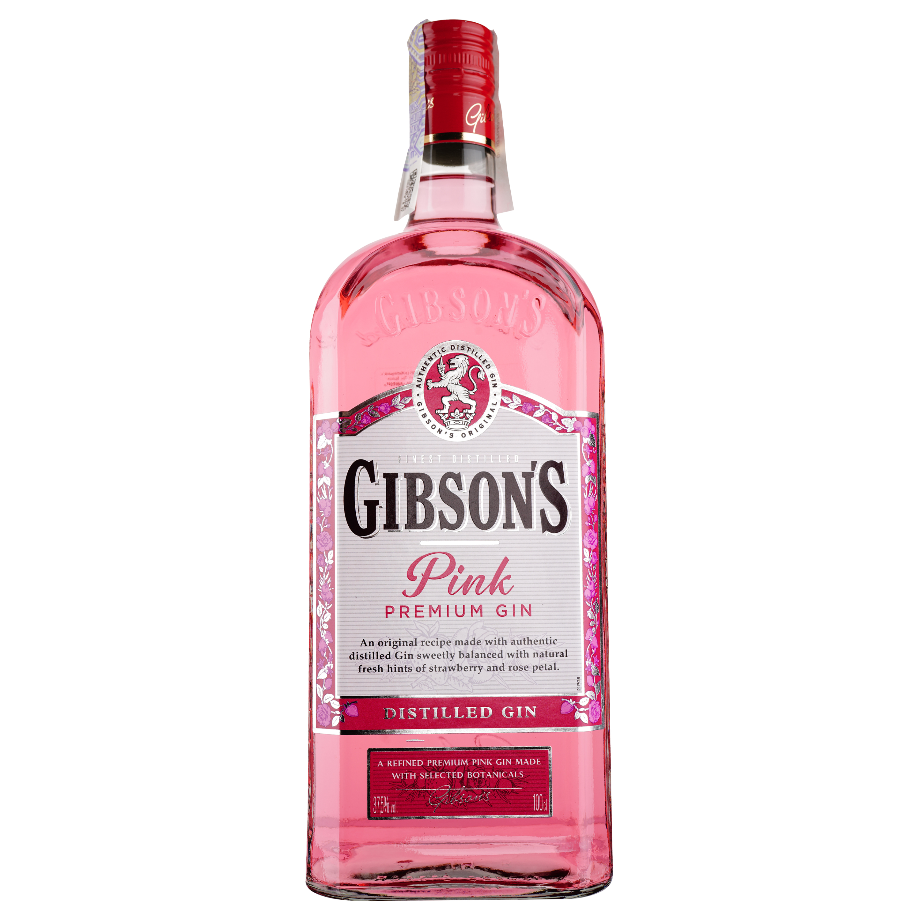 Джин Gibson's Pink, 37,5%, 1 л - фото 1