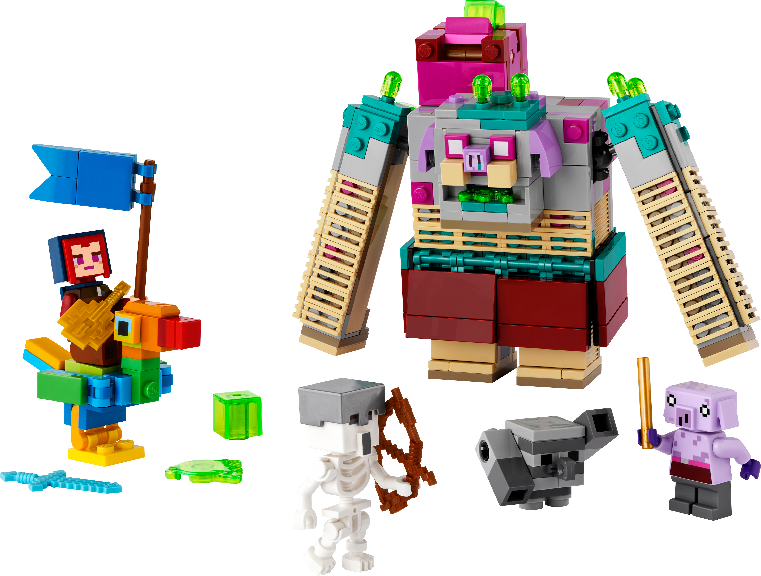 Конструктор LEGO Minecraft Сутичка з пожирачем 420 деталі (21257) - фото 2