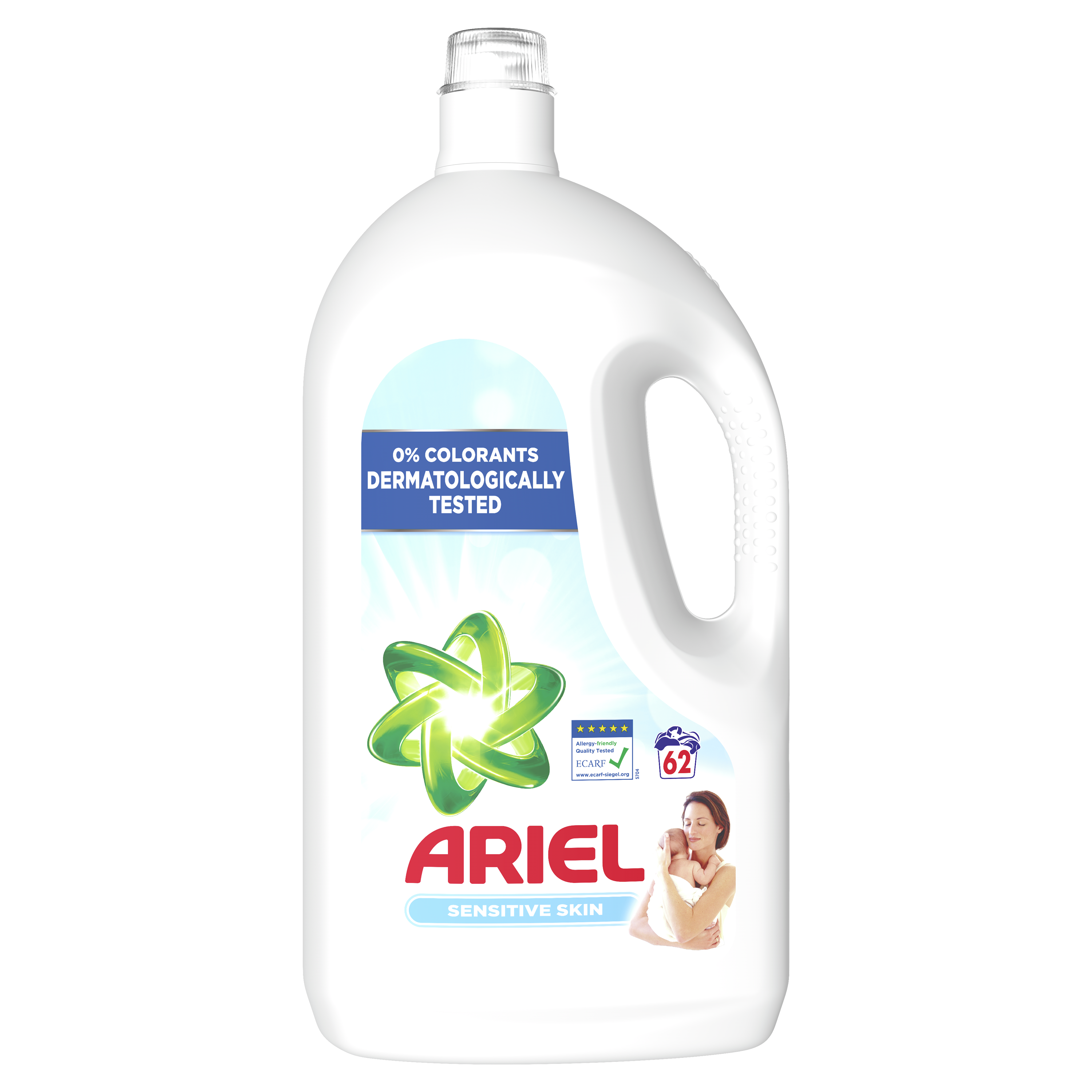 Гель для прання Ariel Для чутливої шкіри,3.41 л (81751948) - фото 1