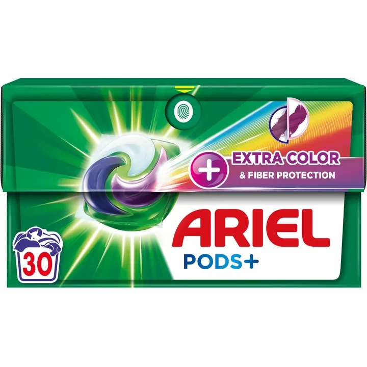 Капсули для прання Ariel PODS + Екстразахист кольору та волокон 30 шт. - фото 1