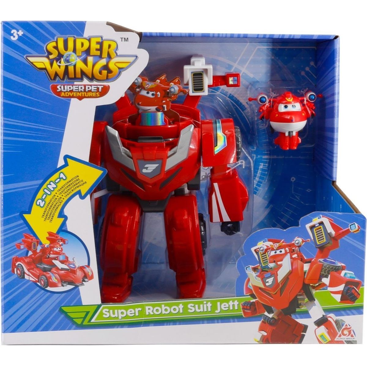 Игровой набор Super Wings Super Robot Suit Джетт (EU770351) - фото 3