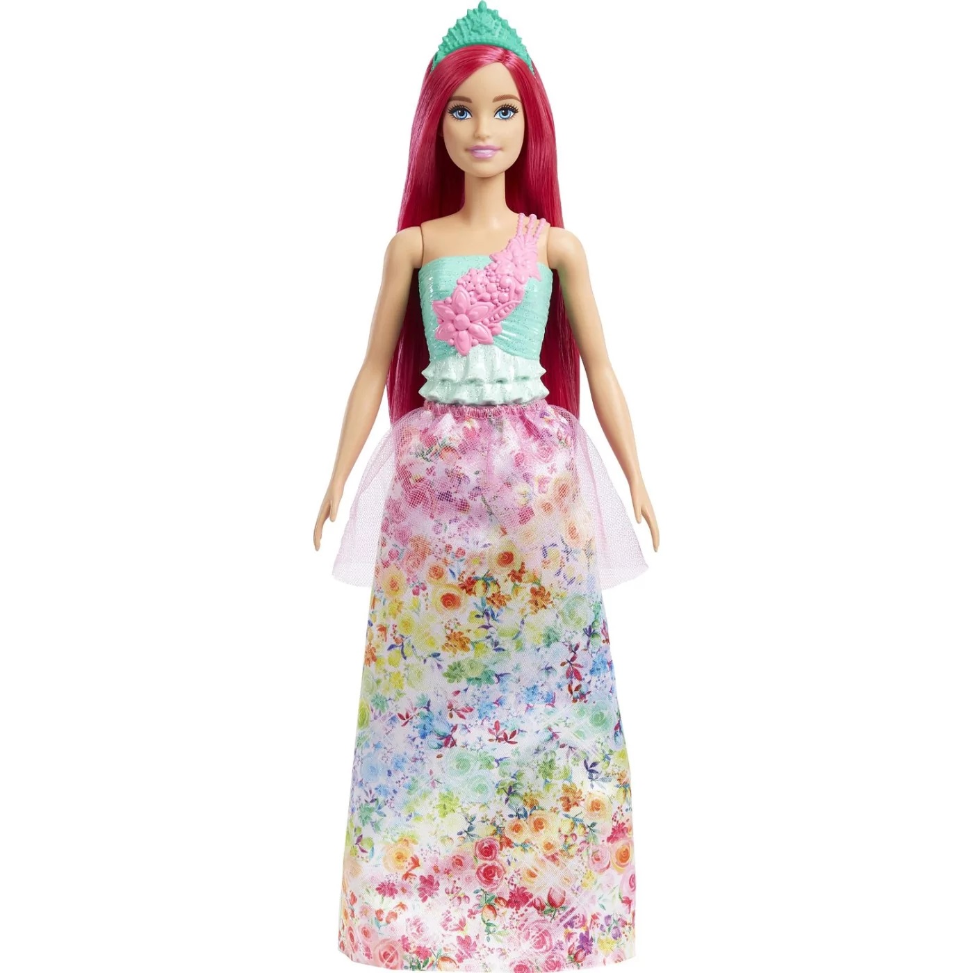 Кукла-принцесса Barbie Dreamtopia с малиновыми волосами, 30 см (HGR15) - фото 1