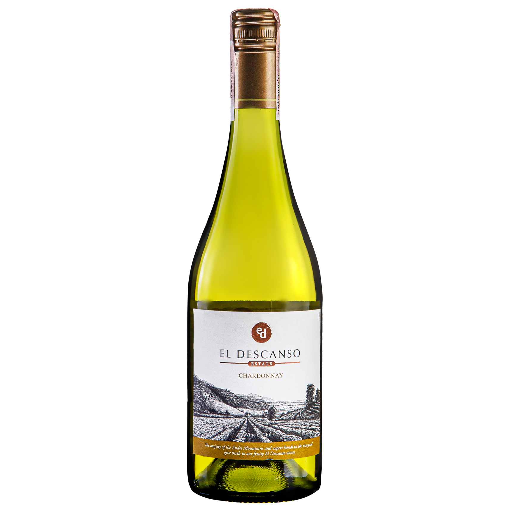 Вино El Descanso Varietals Chardonnay, біле, сухе, 13,5%, 0,75 л - фото 1