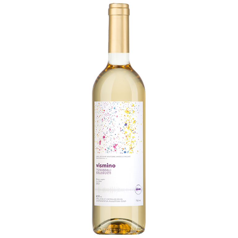 Вино Vismino Tsinandali АОС, белое, сухое, 13%, 0,75 л - фото 1