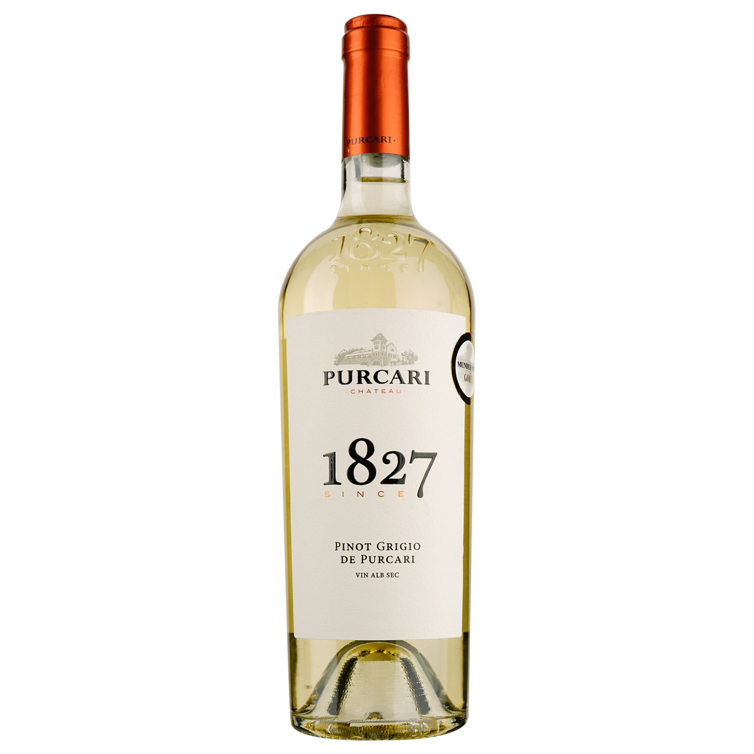 Вино Purcari Pinot Grigio, белое, сухое, 12,5%, 0,75 л (692464) - фото 1