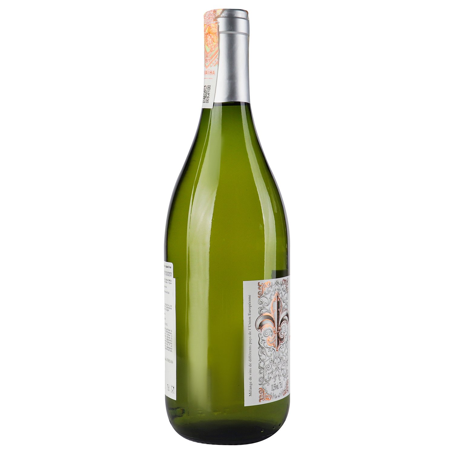 Вино Aujoux Lys Blanc, белое, полусладкое, 11%, 0,75 л (665250) - фото 3