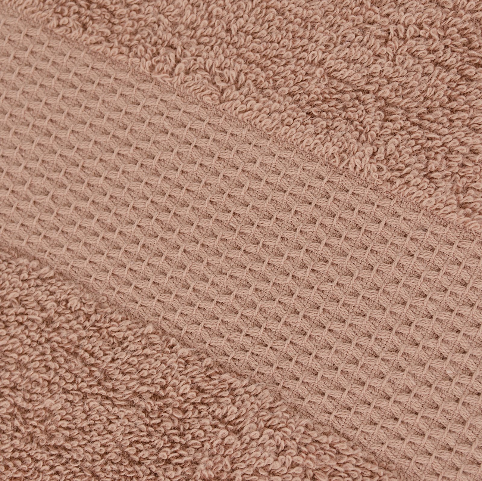 Полотенце махровое Home Line, с бордюром, 400 г/м², 70х40 см, светло-розовый (161668) - фото 2