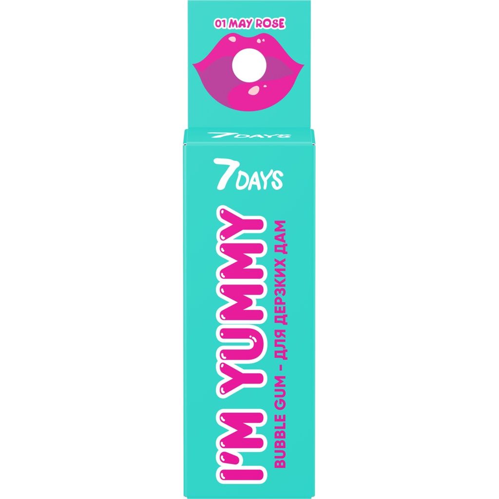 Пигмент для губ 7 Days I’m Yummy Lip Tint оттенок 01 May rose 3.2 г (6945015639453) - фото 3