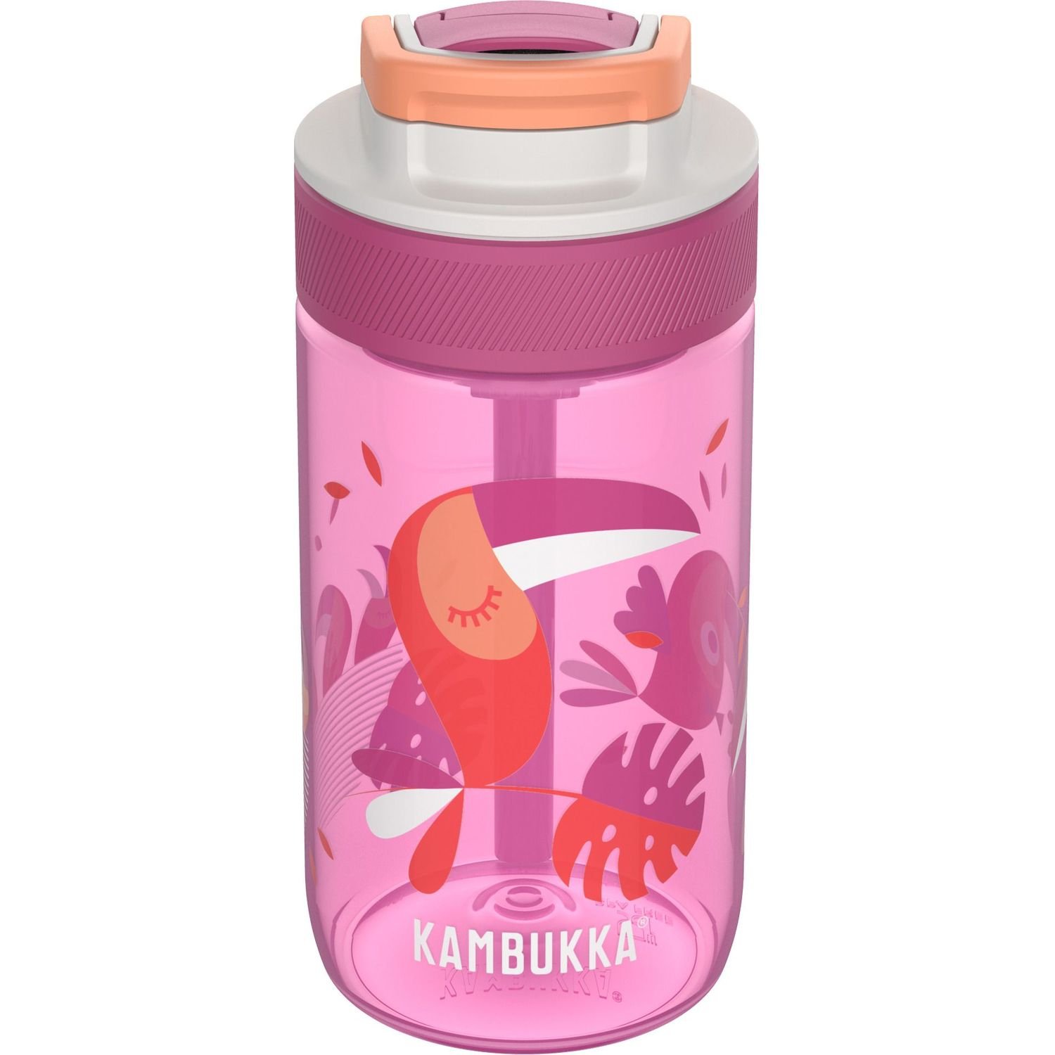 Бутылка для воды детская Kambukka Lagoon Kids Toekan Love, 400 мл, розовая (11-04046) - фото 4