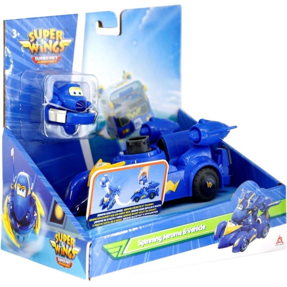 Игровой набор Super Wings Spinning Vehicle Джером (EU770330) - фото 3