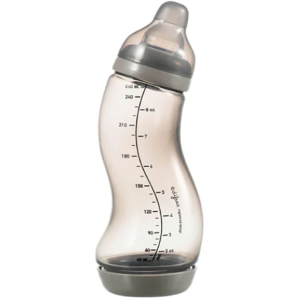 Антиколиковая бутылочка Difrax S-bottle Wide Clay с силиконовой соской 310 мл (707 Clay) - фото 1
