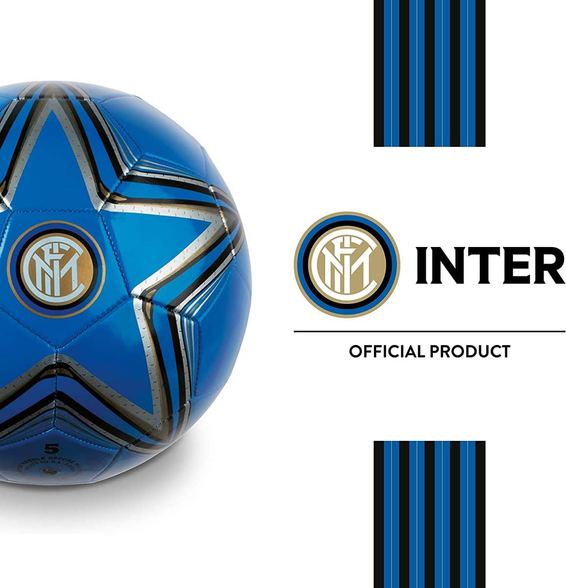Футбольный мяч Mondo ФК Inter, размер 5 (13397) - фото 2