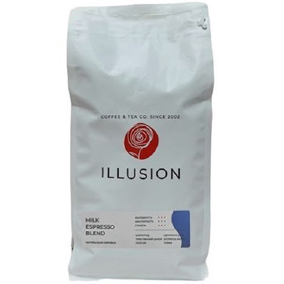 Кофе в зернах Illusion Milk Espresso Blend (эспрессо), 1 кг - фото 1