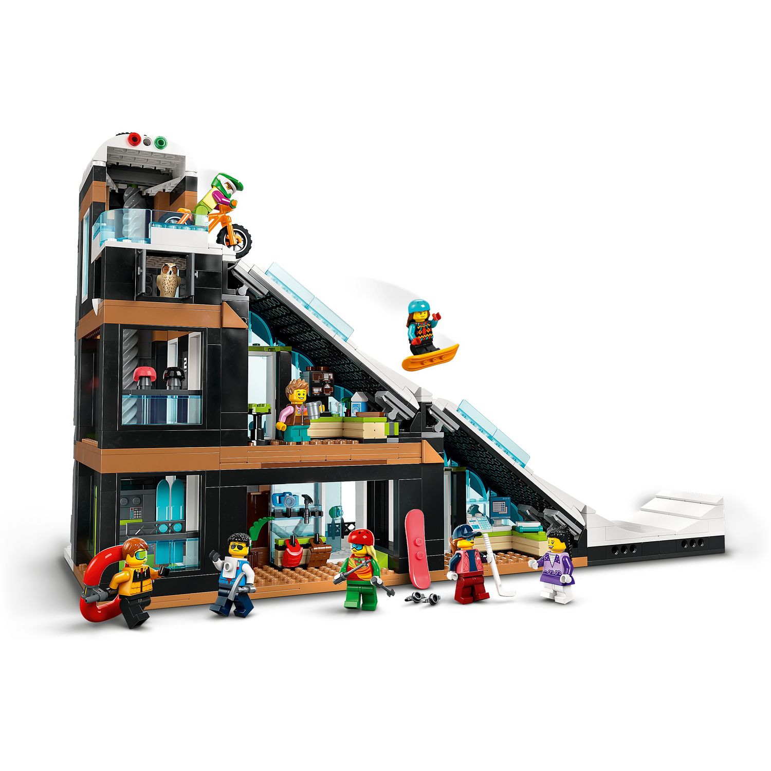 Конструктор LEGO City Гірськолижний і скелелазний центр, 1045 деталей (60366) - фото 6