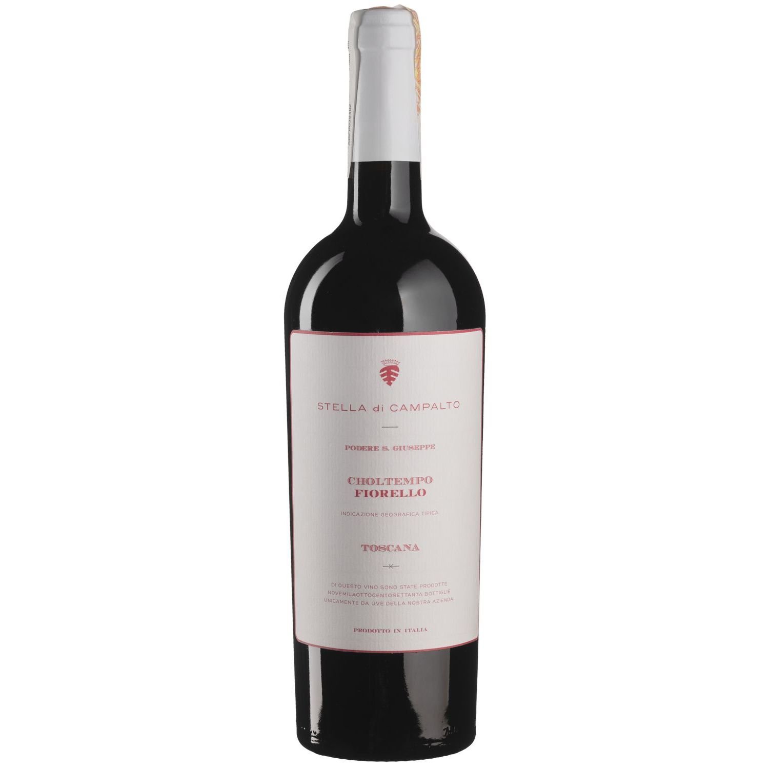 Вино Stella di Campalto Choltempo Fiorello, червоне, сухе, 0,75 л - фото 1