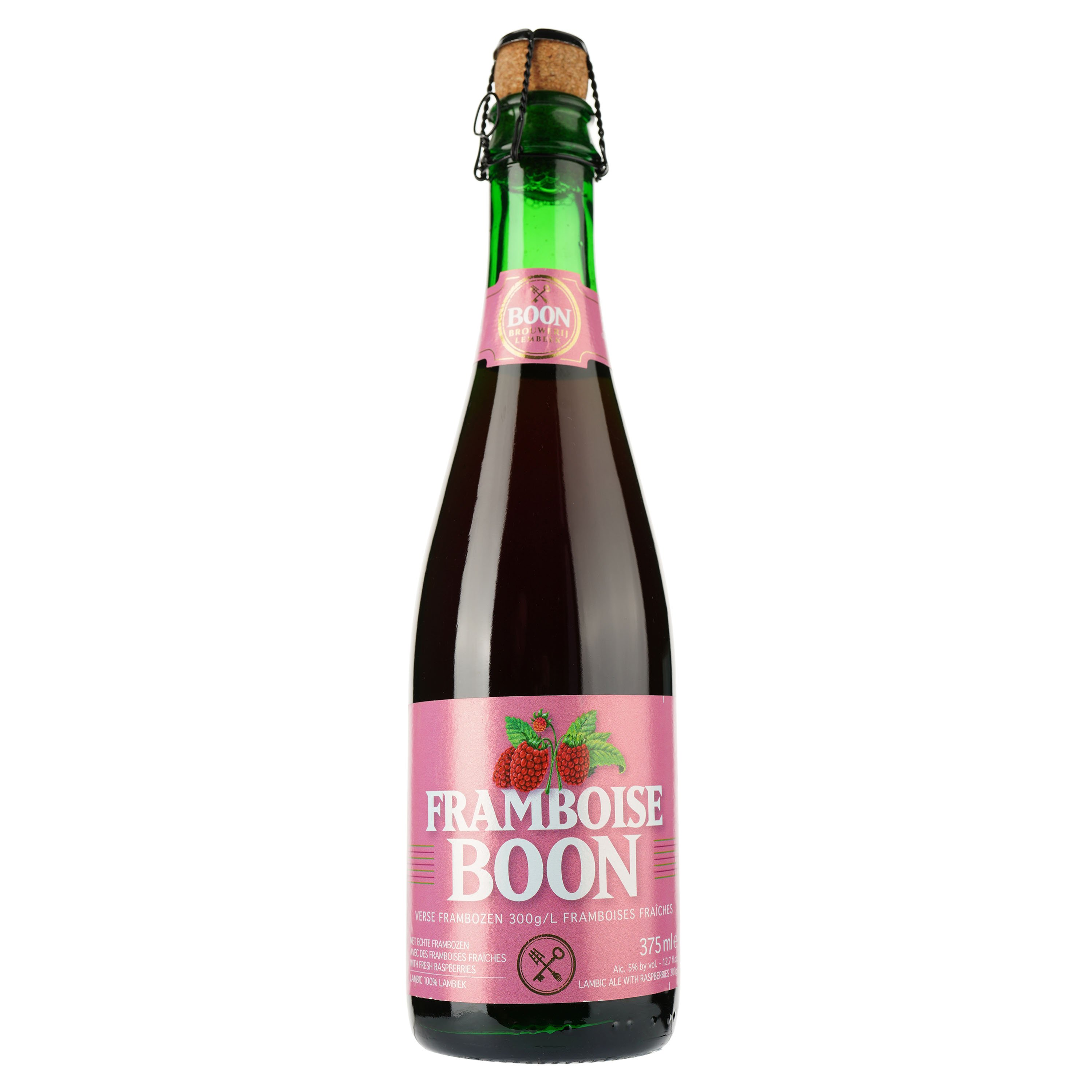 Пиво фруктовое Boon Framboise нефильтрованное темное 5% 0.375 л (394879) - фото 1