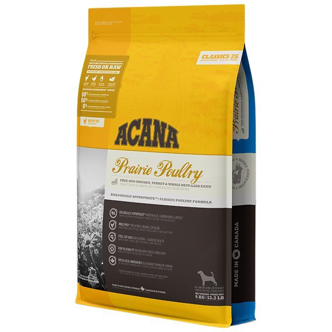 Сухой корм для собак Acana Prairie Poultry Recipe, 6 кг - фото 2