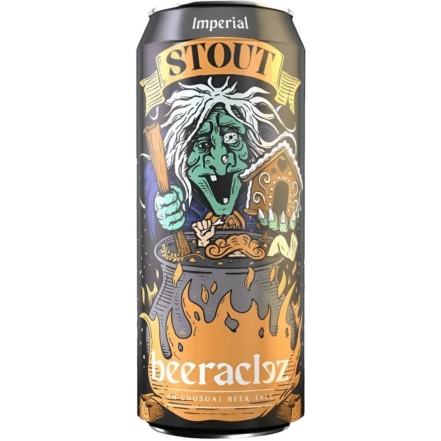 Пиво Beeraclez Stout темне 7.5% 0.5 л з/б - фото 1