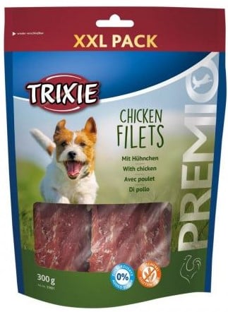 Лакомство для собак Trixie Premio Chicken Filets XXL Pack, с курицей, 300 г - фото 1