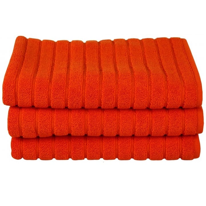Полотенце для ног Maisonette Rainbow, 60х60 см, оранжевый (8699965100119) - фото 2