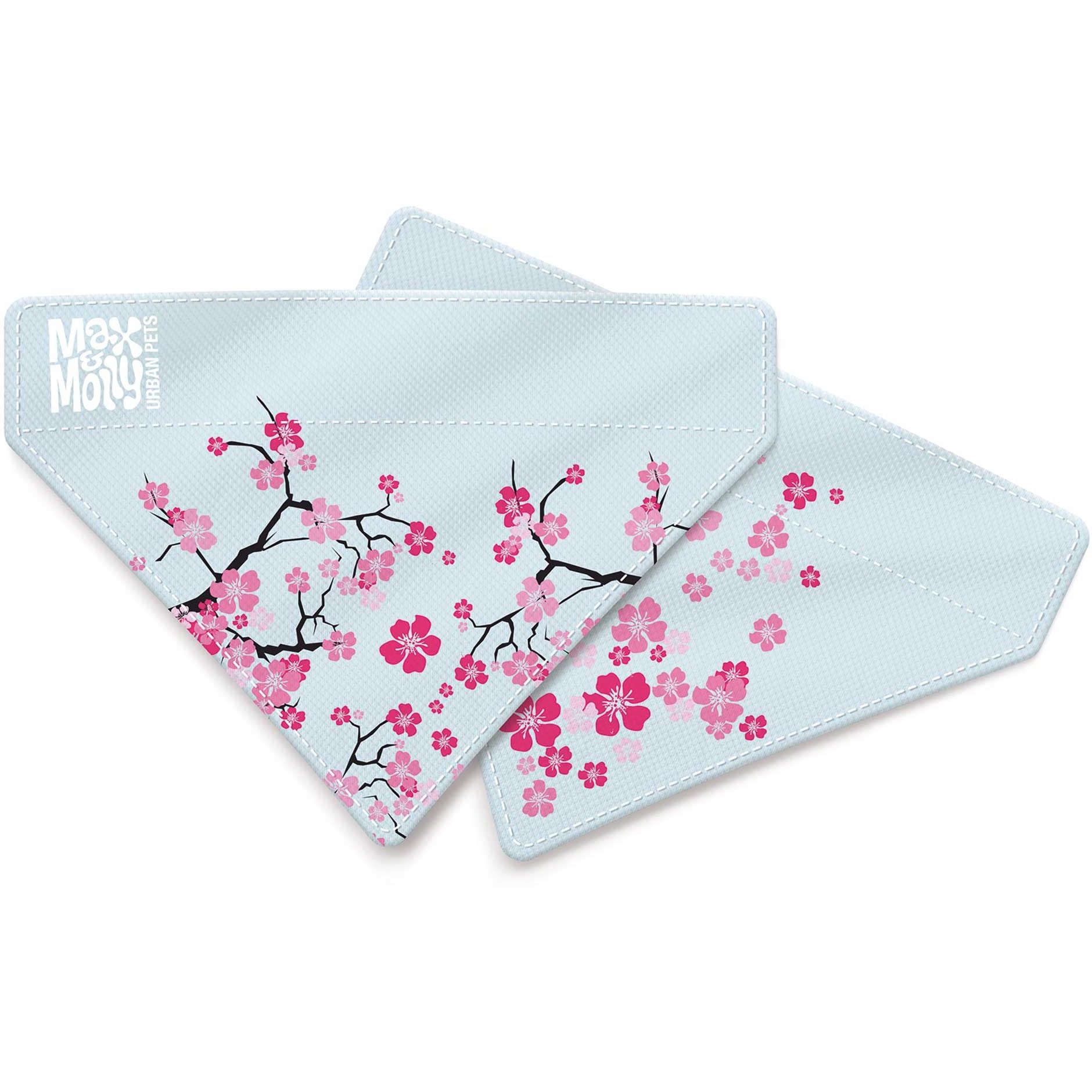 Бандана для собак Max & Molly Bandana Cherry Bloom на ошейник с принтом Вишневое цветение L - фото 1