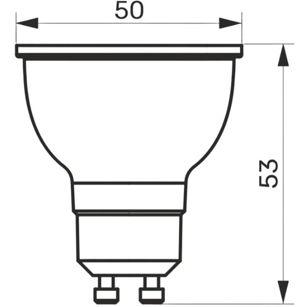 LED лампа Titanum MR16 6W GU10 4100K (TLMR1606104) - фото 3