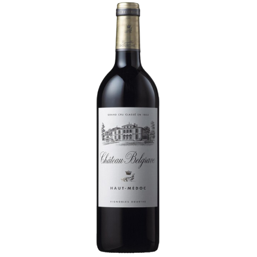 Вино Dourthe Haut-Medoc Chateau Belgrave Cru Classe, червоне, сухе, 13%, 0,75 л - фото 1