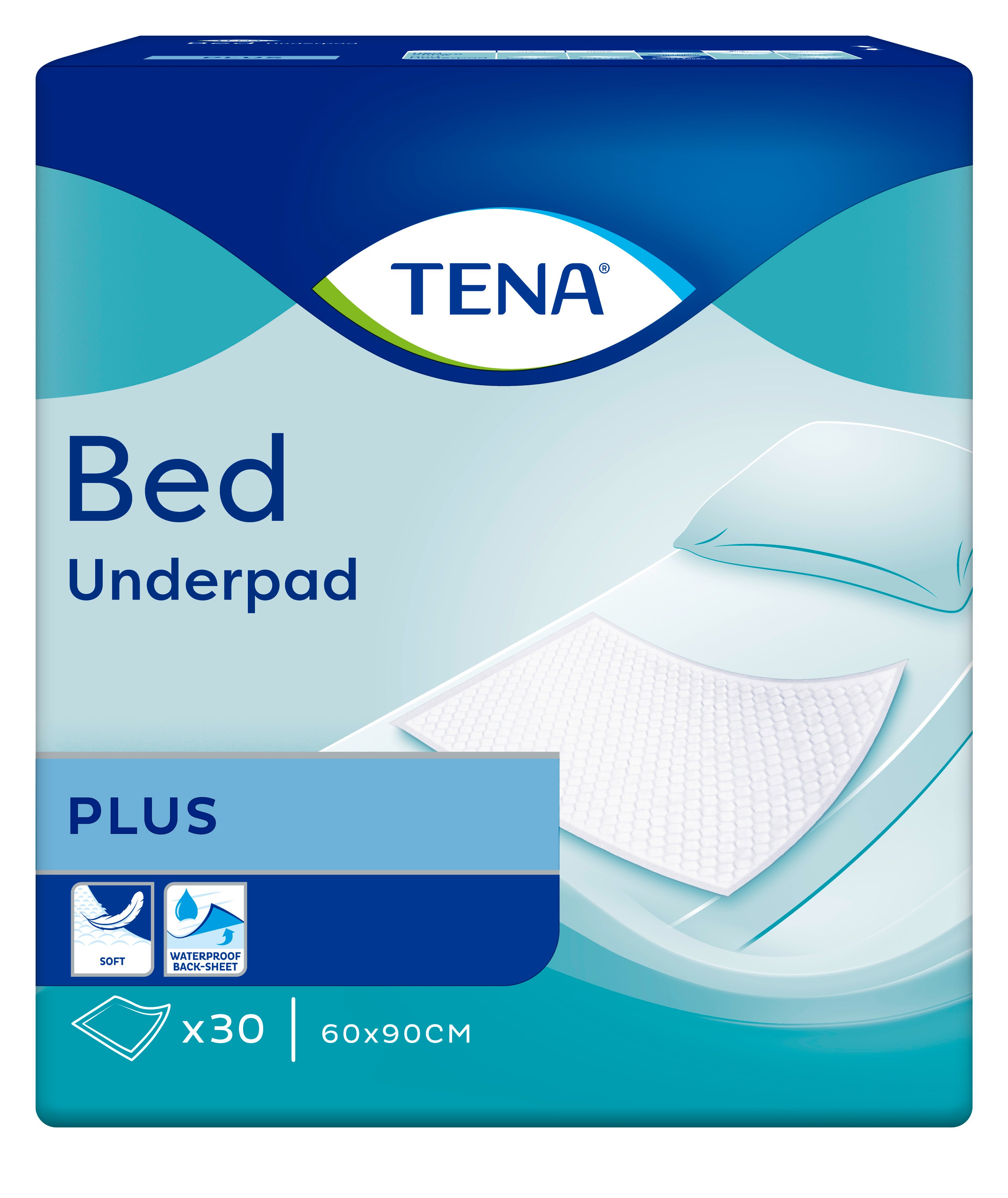 Одноразовые пеленки Tena Bed Plus, 90х60 см, 30 шт. - фото 2