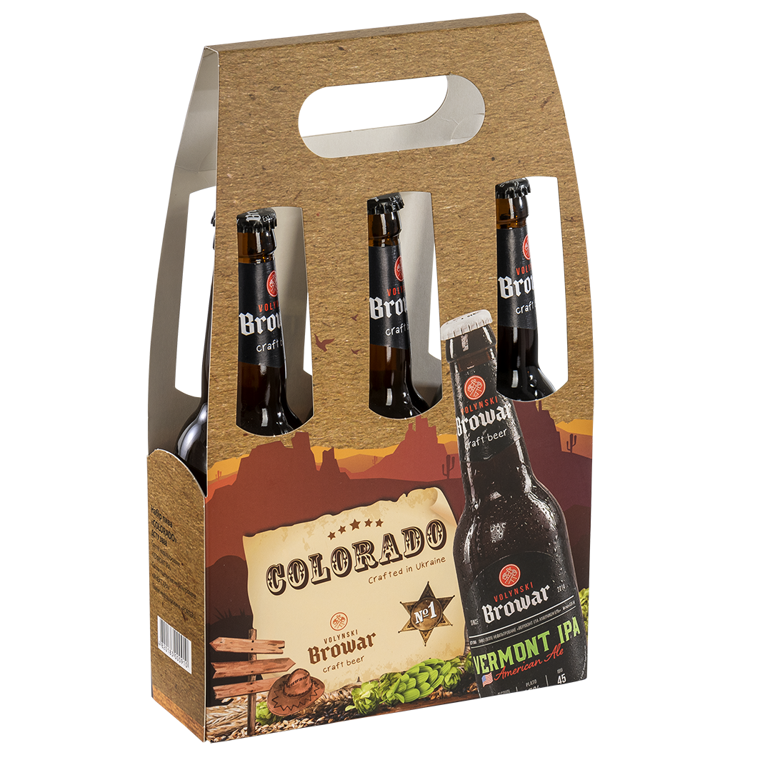 Набор пива Volynski Browar Colorado, 4,5 - 5,9%, 1,05 л (3 шт. по 0,35 л) - фото 1